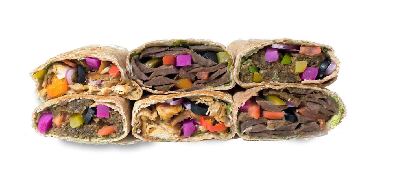 Delicious Middle Eastern Wraps at ZamZam Wraps in Regina, SK