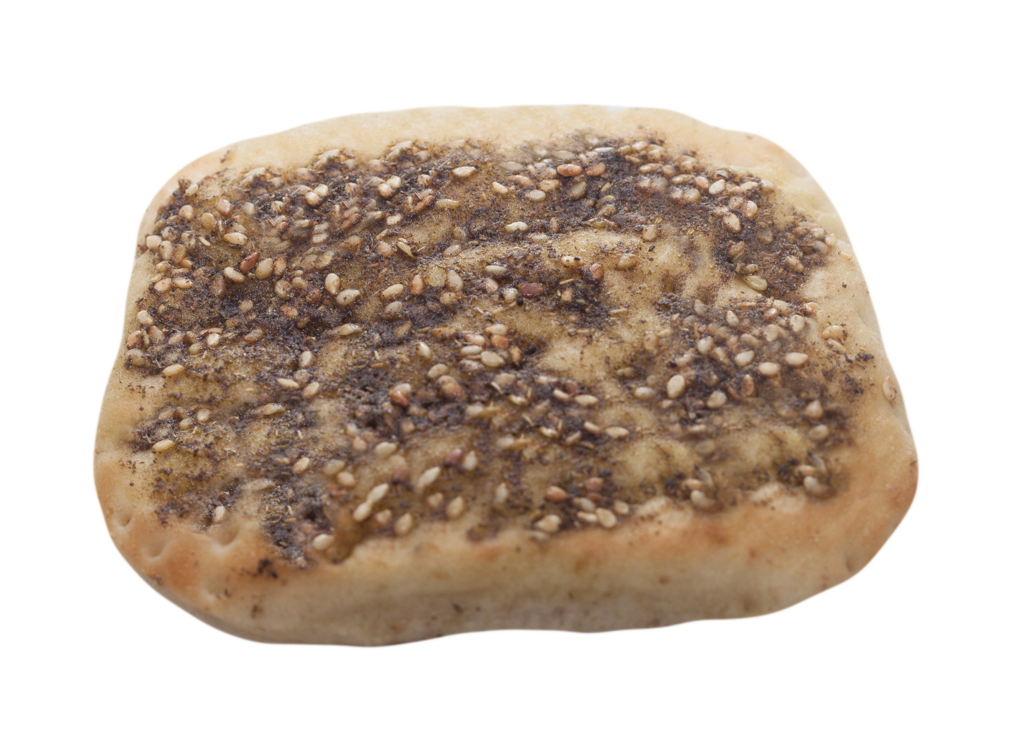 Delicious Zaatar Pie at ZamZam Wraps in Regina, SK